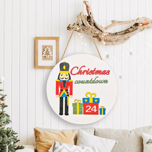 Christmas Decorative Knitted Wine Bottle Cover 