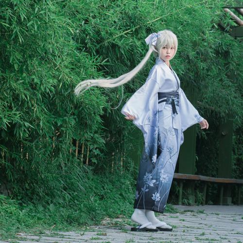 Yosuga no Sora Kasugano Sora White kimono bathrobe COS045