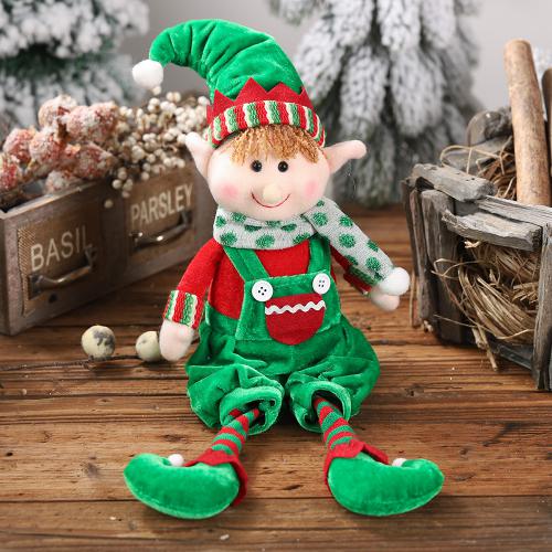 Wigtoday.com, Christmas Hanging Leg Elf Sitting Figure Ornaments XM1049A XM1049B Christmas Hanging Leg Elf Sitting Figure Ornaments XM1049A XM1049B
