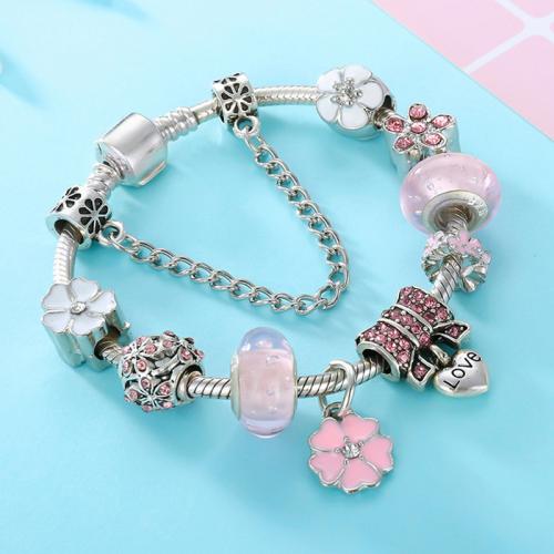 Charms Bracelets for Women DIY Crystal Beads AC329