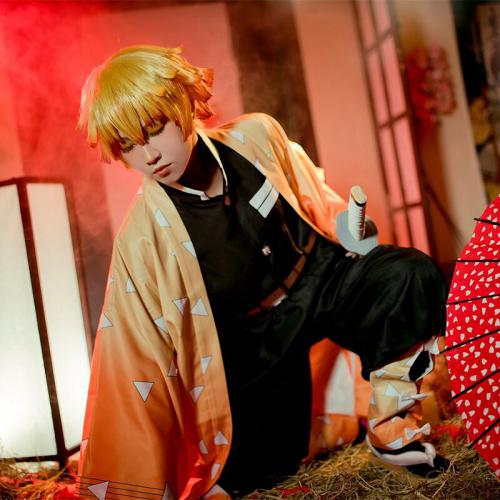 COSPLAY DEMON SLAYER AGATSUMA ZENITSU WIG WG1058