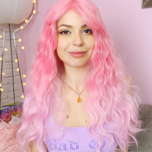 LOLITA HARAJUKU SAKURA AIR BANGS CURLY WIG WM1173