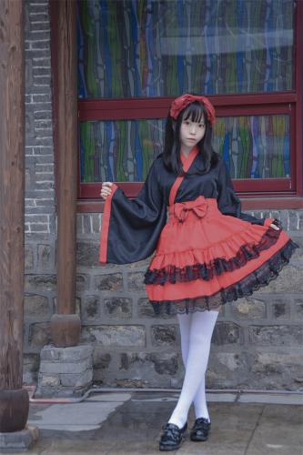 Wigtoday.com, Kimono maid dress hexenbiest COS048 Kimono maid dress hexenbiest COS048