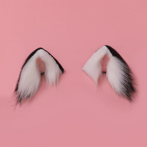 Hand made animal ear plush hair clips AC063-AC068 for cosplay