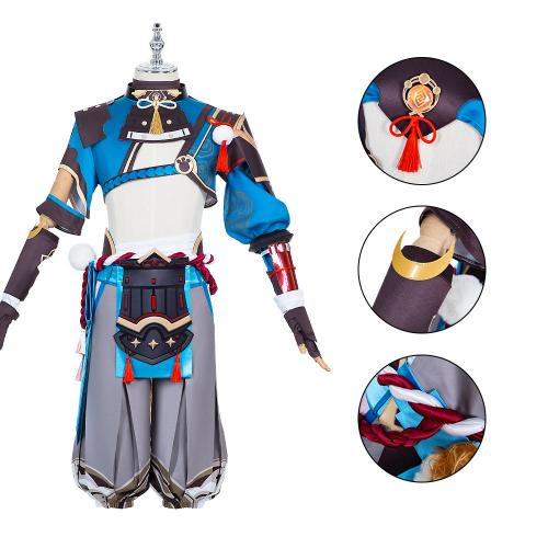 Anime Genshin Impact Gorou Game Suit Full Set Cosplay Costume COS092