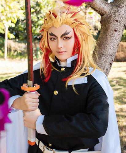 Wigtoday.com, Demon Slayer costume Rengoku Kyoujurou COS007 Demon Slayer costume Rengoku Kyoujurou COS007