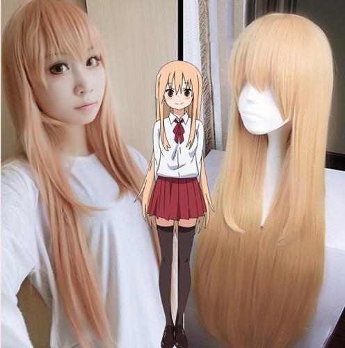 Himouto! Umaru-chan Umaru Doma Long Straight Cosplay Wig WG1096