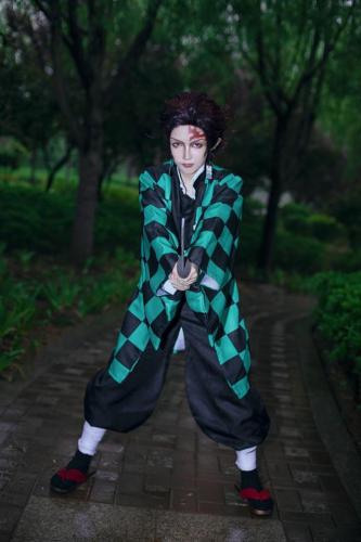 Wigtoday.com, Demon Slayer costume Kamado Tanjirou COS002 Demon Slayer costume Kamado Tanjirou COS002