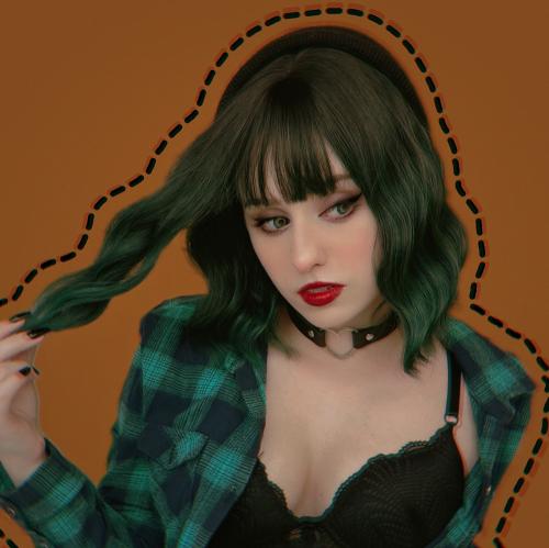 KOREAN GRADIENT COLOR AIR BANGS WM1009