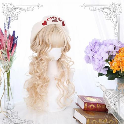 LOLITA HARAJUKU CARAMEL MILK AIR BANGS WIG WM1024
