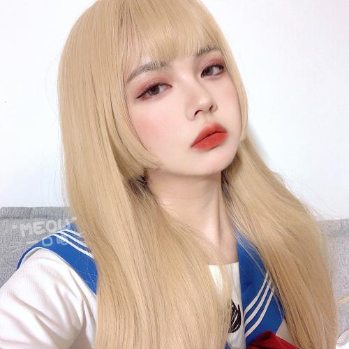 MEDIUM GOLDEN AIR BANGS HIME CUT WIG WM1139
