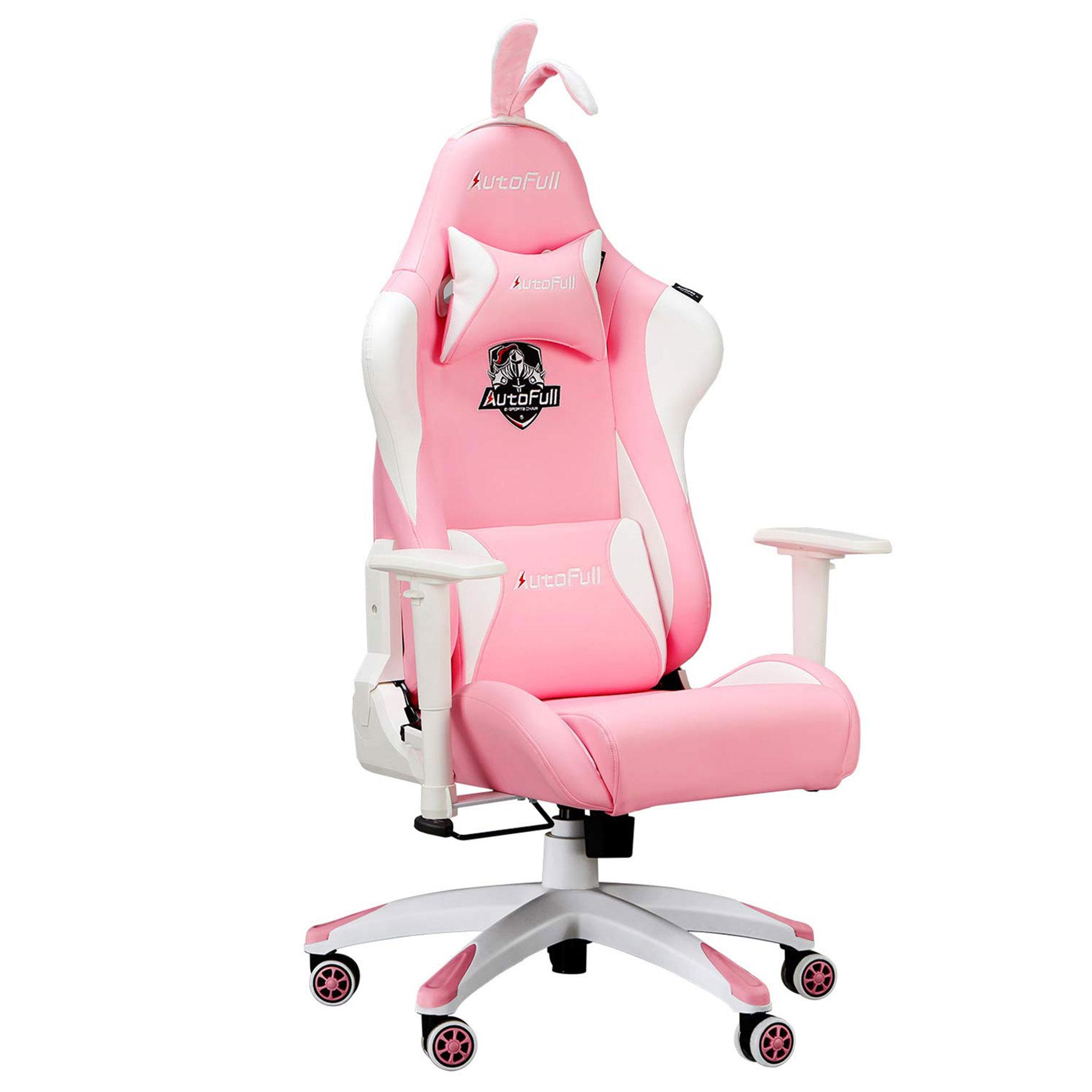 AutoFull AF055PUW Gaming Chair (best girl gaming chair)