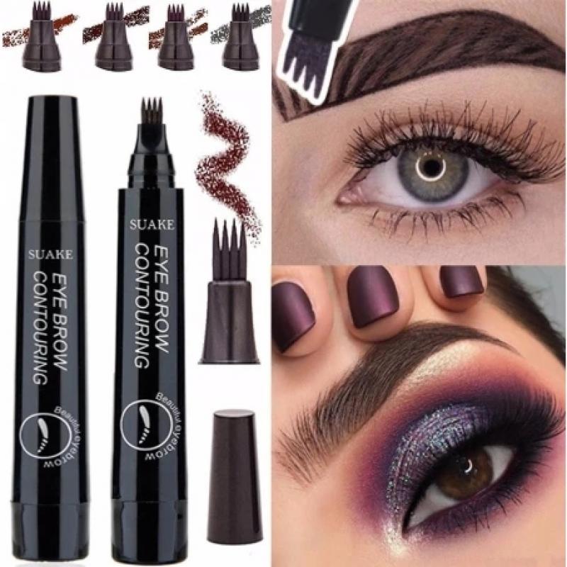4 Colors 3D Microblading Eyebrow Tattoo Pen