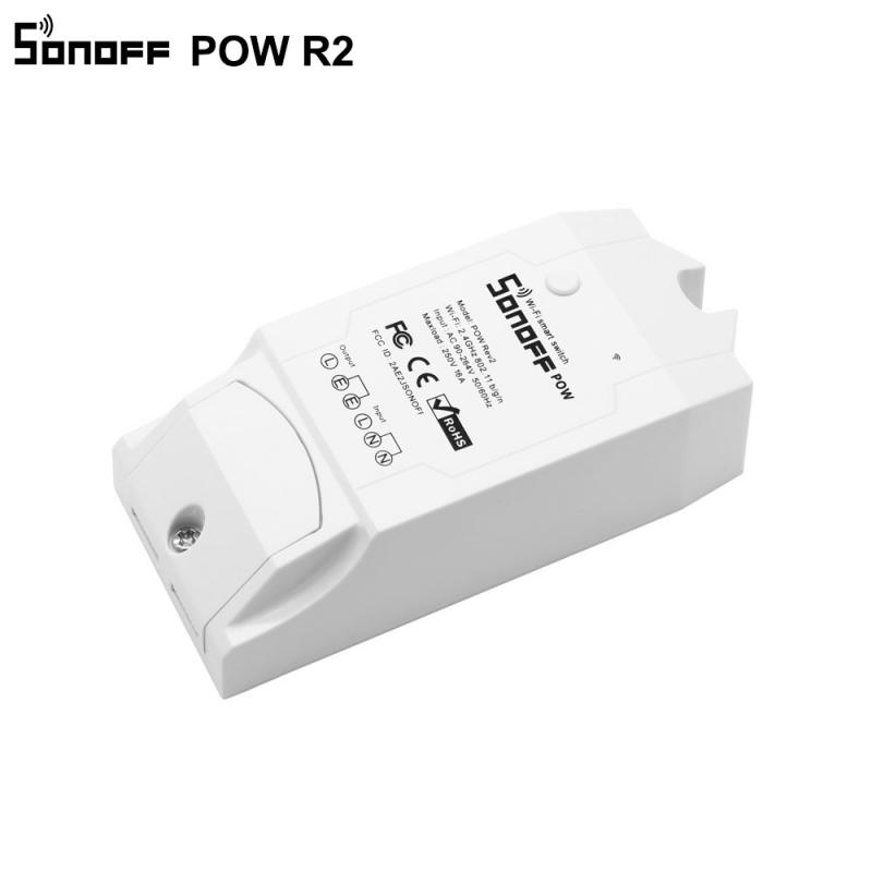 Sonoff Pow R2 15A 3500W Wifi Smart Switch Higher Accuracy Power Consumption Measure Monitor